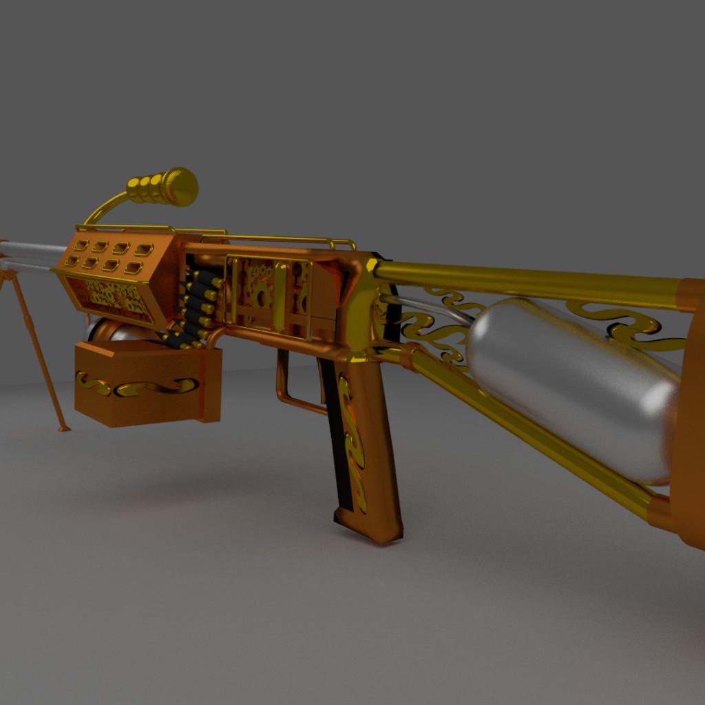 Steampunk Machine Gun preview image 1